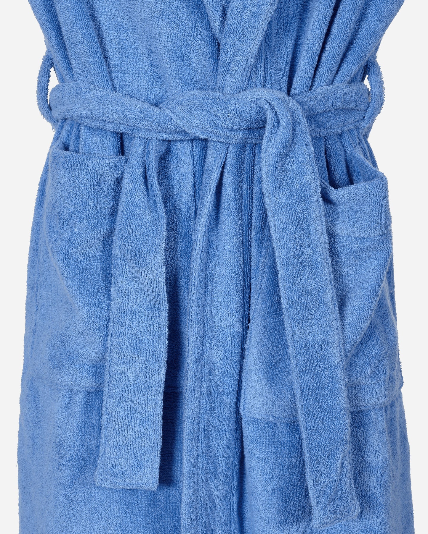 Tekla Hooded Bathrobe Clear Blue Textile Bathrobes BT CL
