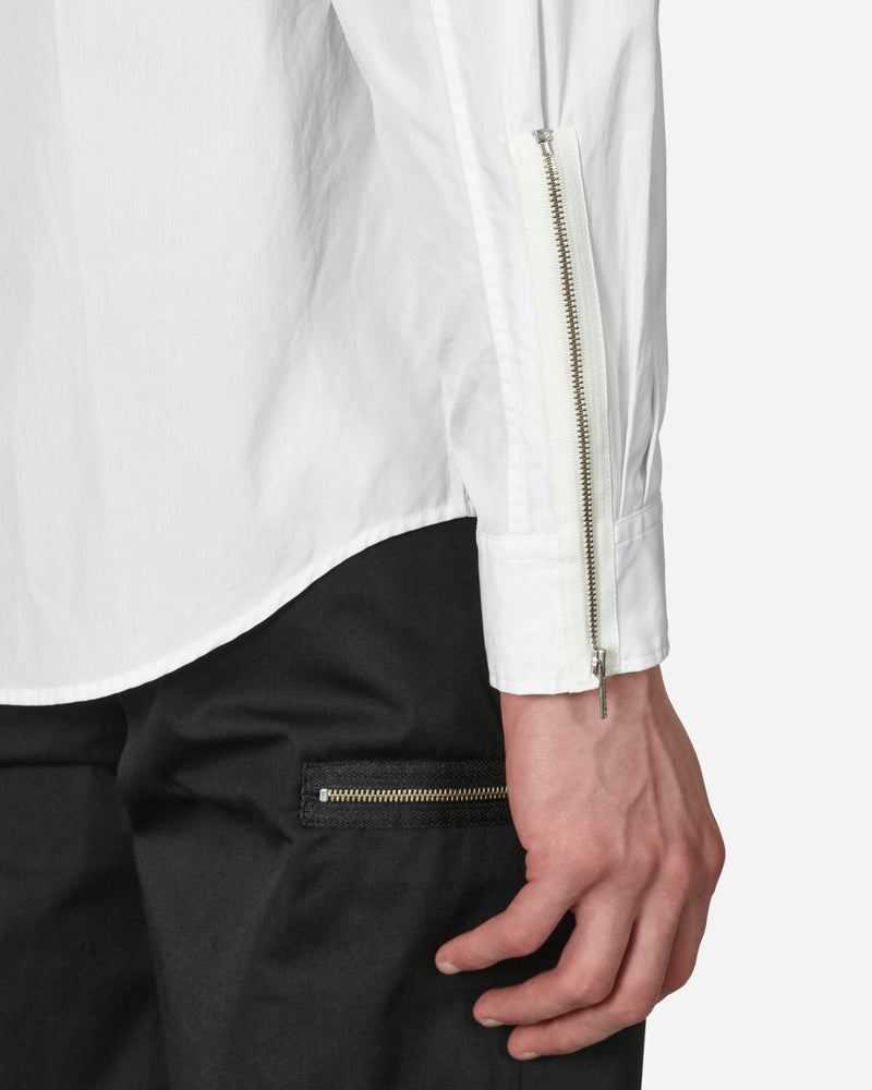 Undercover Zipper Shirt White Shirts Longsleeve Shirt UC1C4401 001