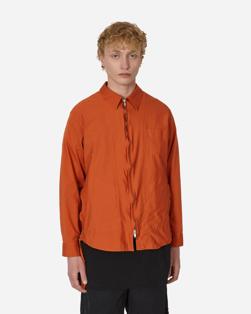 Zip Up Shirt Orange