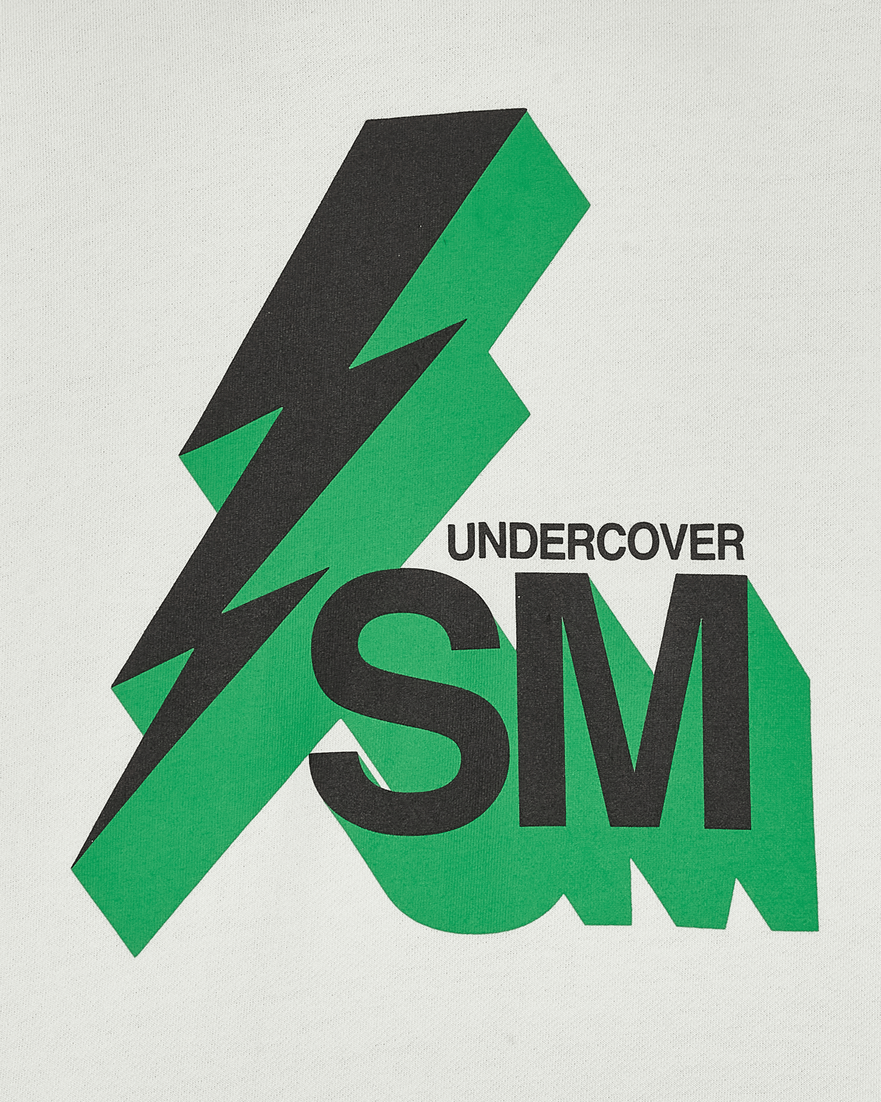 Undercoverism CS White T-Shirts Shortsleeve UI2A4807 BLACK