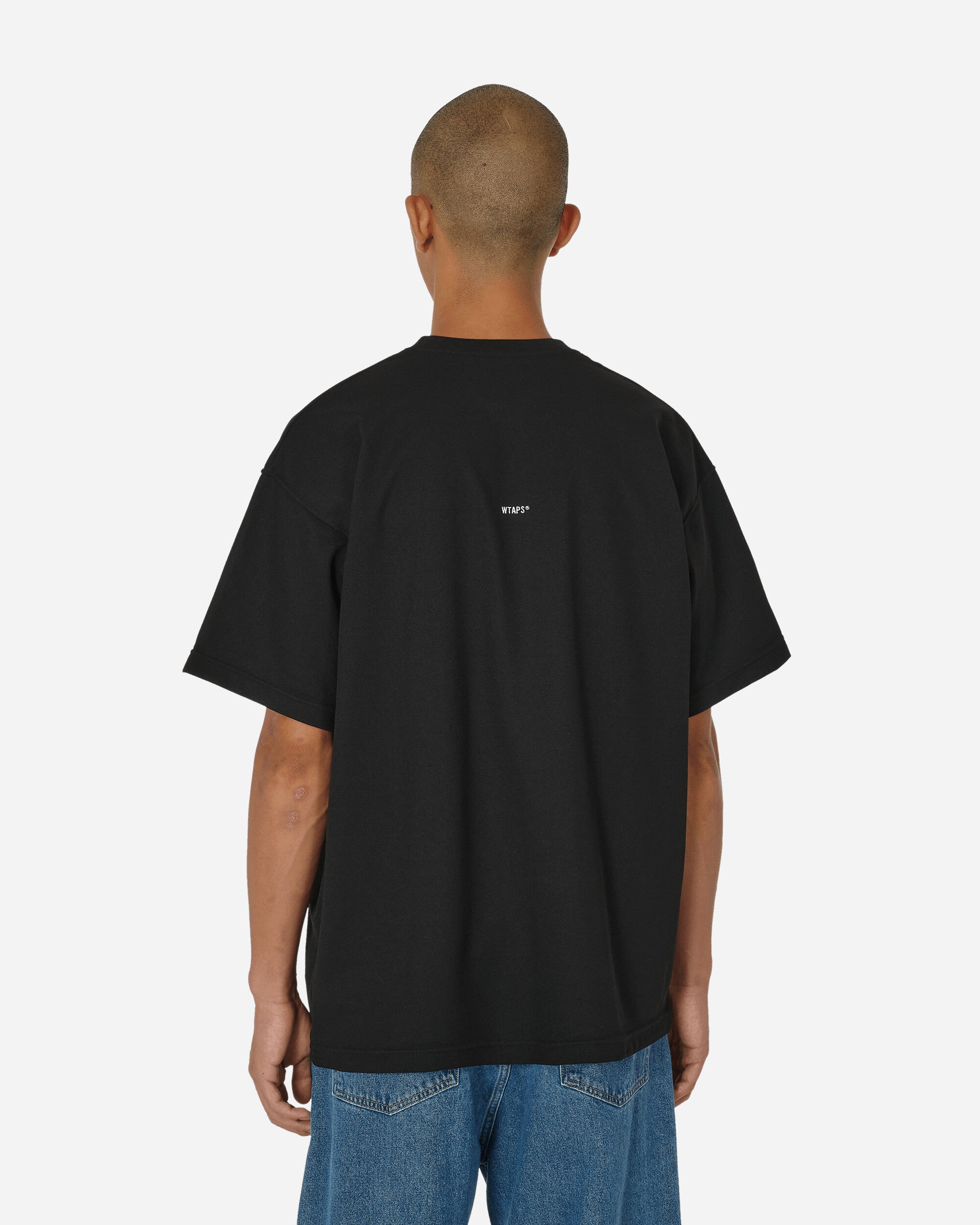 WTAPS Cut&Sew 25 Black T-Shirts Shortsleeve 231ATDT-CSM39 BK