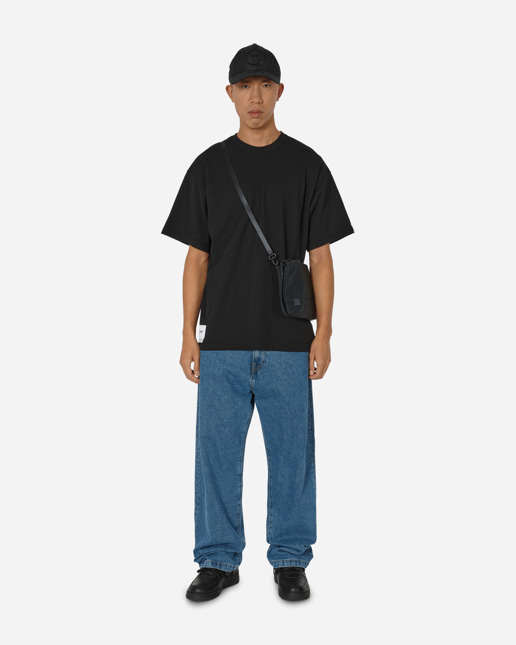 WTAPS Cut&Sew 25 Black T-Shirts Shortsleeve 231ATDT-CSM39 BK
