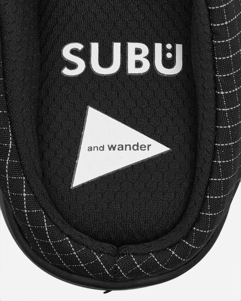 and wander Subu × And Wander Reflective Rip Permanent Sandal Black Sandals and Slides Slides 5743288108 010