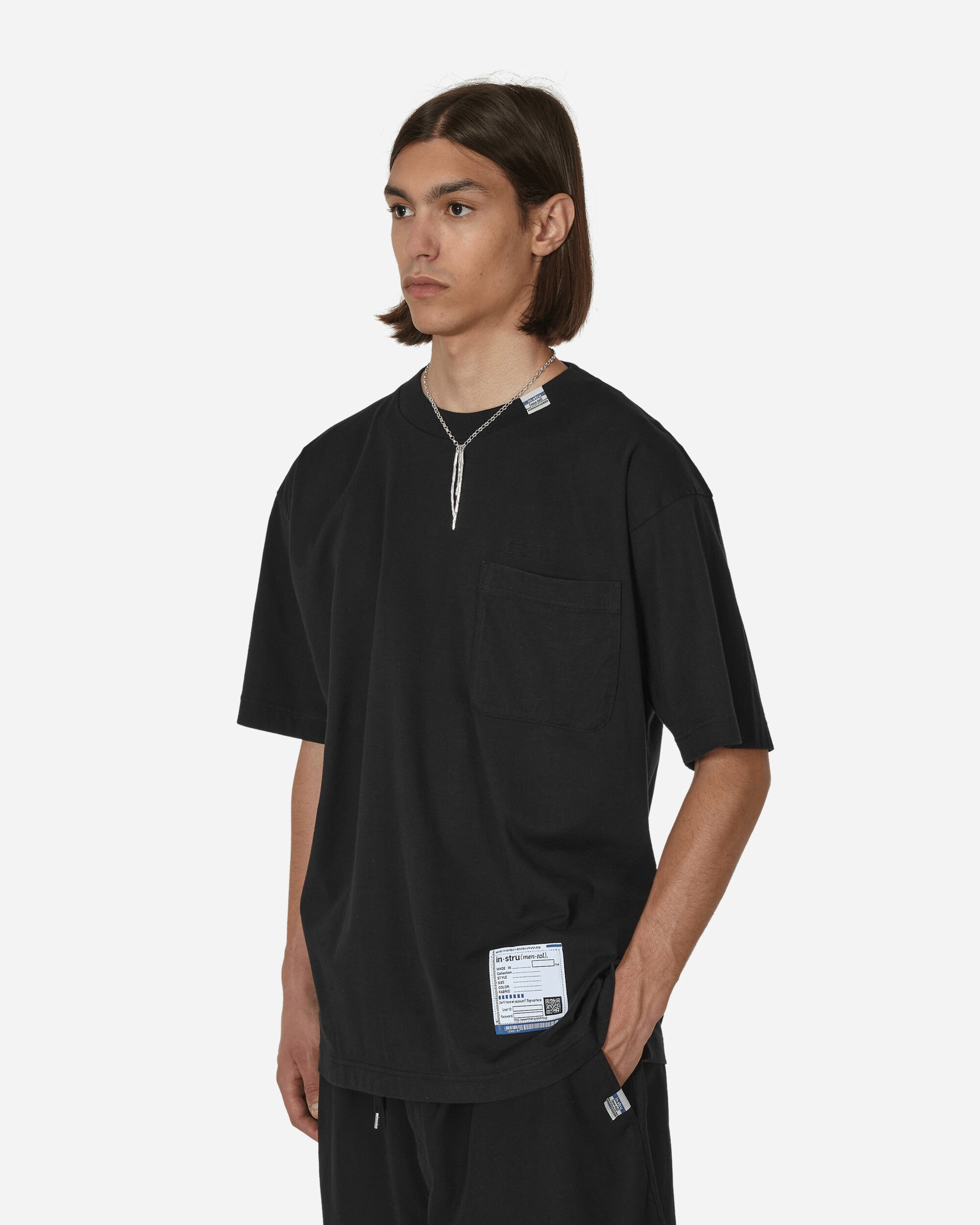 in・stru(men-tal) Embroidery T-Shirt Black T-Shirts Shortsleeve I08TS531 2