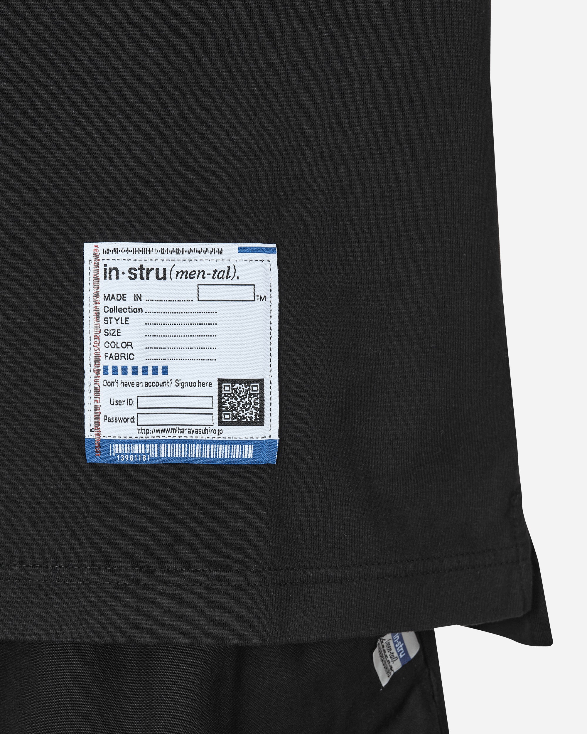 in・stru(men-tal) Embroidery T-Shirt Black T-Shirts Shortsleeve I08TS531 2