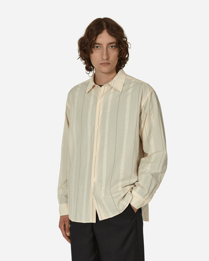 mfpen Generous Shirt Cream Stripe Shirts Longsleeve Shirt M323-22 1
