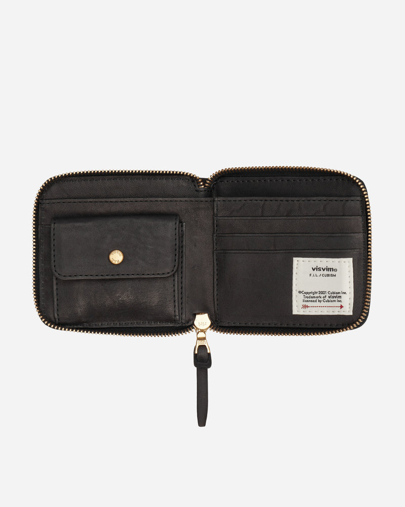 visvim Leather Bi-Fold Black Wallets and Cardholders Zip Wallets 0123203003029 1